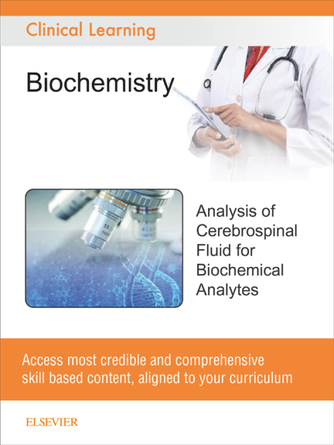 Cover image for book Analysis of Cerebrospinal Fluid for Biochemical Analytes