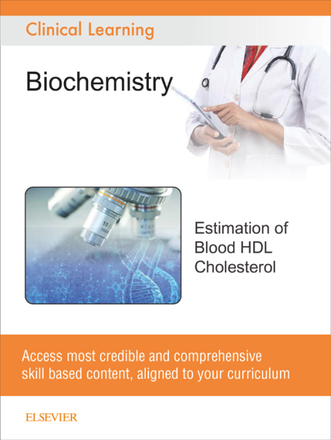 Cover image for book Estimation of Blood HDL Cholesterol