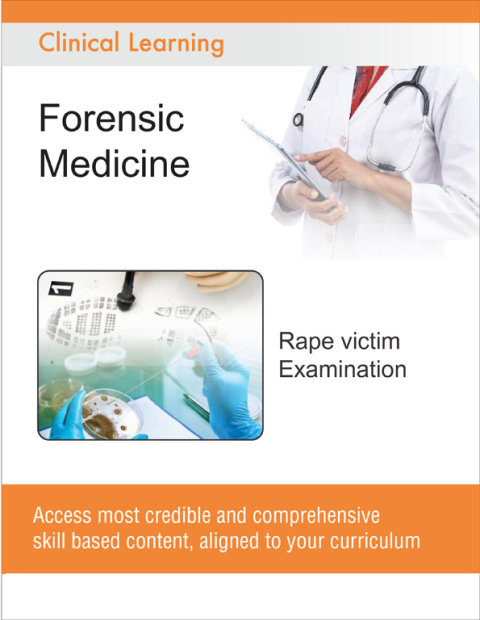 Cover image for book Rape victim Examination