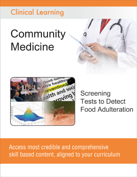 Cover image for book Screening Tests to Detect Food Adulteration