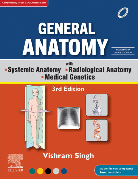 General Anatomy with Systemic Anatomy, Radiological Anatomy, Medical Genetics, Updated Edition 