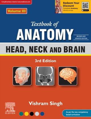 Textbook of Anatomy: Head, Neck and Brain, Vol 3, Updated Edition