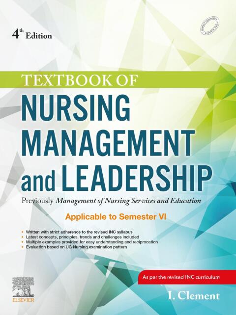 Cover image for book Textbook of Nursing Management and Leadership