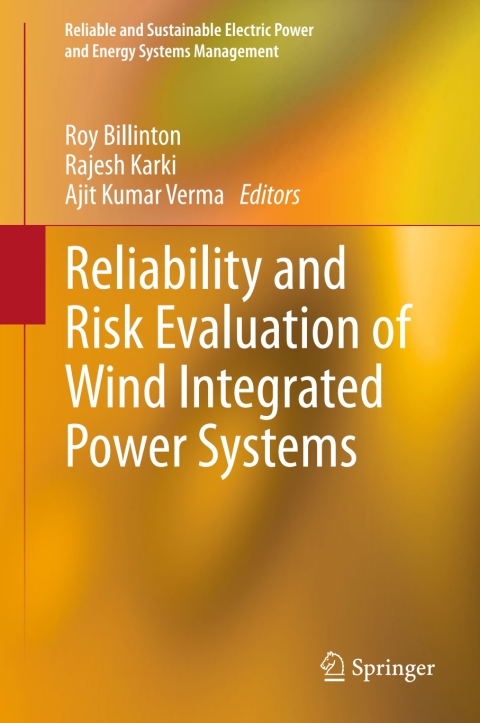 Cover image for book Reliability and Risk Evaluation of Wind Integrated Power Systems