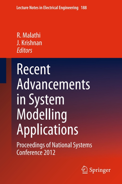 Cover image for book Recent Advancements in System Modelling Applications