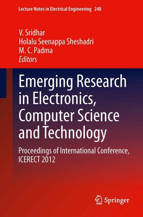 Cover image for book Emerging Research in Electronics, Computer Science and Technology