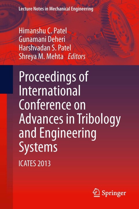 Cover image for book Proceedings of International Conference on Advances in Tribology and Engineering Systems