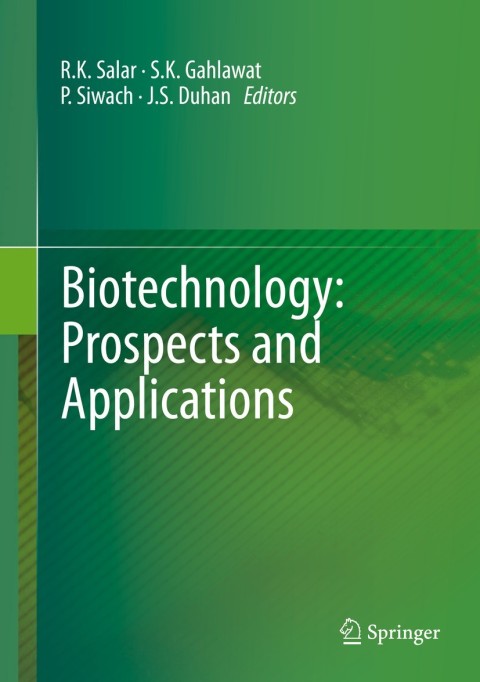 Cover image for book Biotechnology: Prospects and Applications