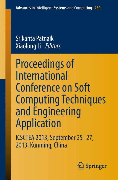 Cover image for book Proceedings of International Conference on Soft Computing Techniques and Engineering Application