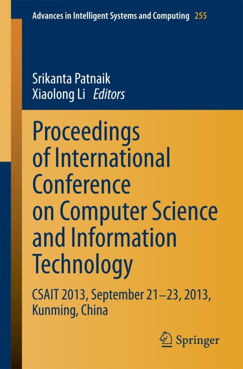 Cover image for book Proceedings of International Conference on Computer Science and Information Technology