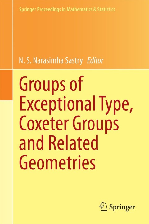 Cover image for book Groups of Exceptional Type, Coxeter Groups and Related Geometries