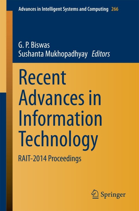 Cover image for book Recent Advances in Information Technology