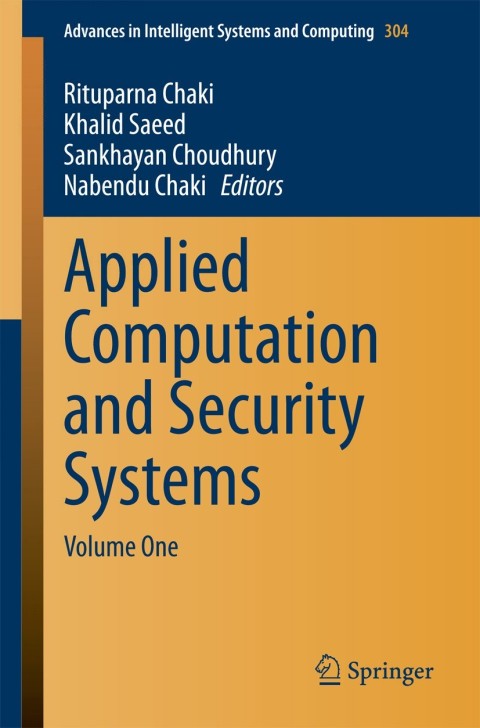 Cover image for book Applied Computation and Security Systems