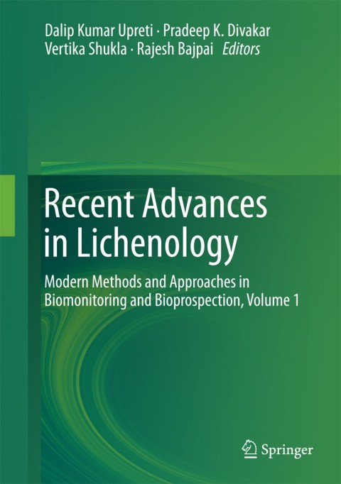 Cover image for book Recent Advances in Lichenology