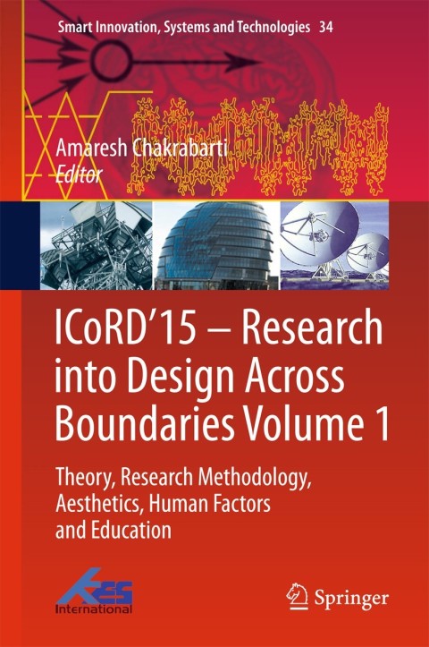 Cover image for book ICoRD’15 – Research into Design Across Boundaries Volume 1