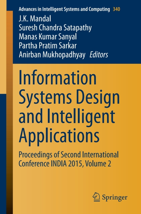 Cover image for book Information Systems Design and Intelligent Applications