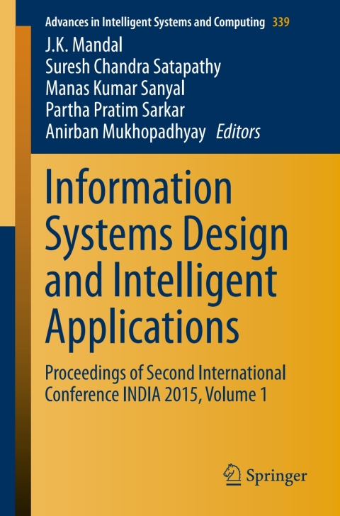 Cover image for book Information Systems Design and Intelligent Applications