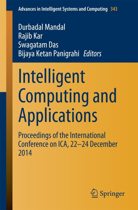 Cover image for book Intelligent Computing and Applications