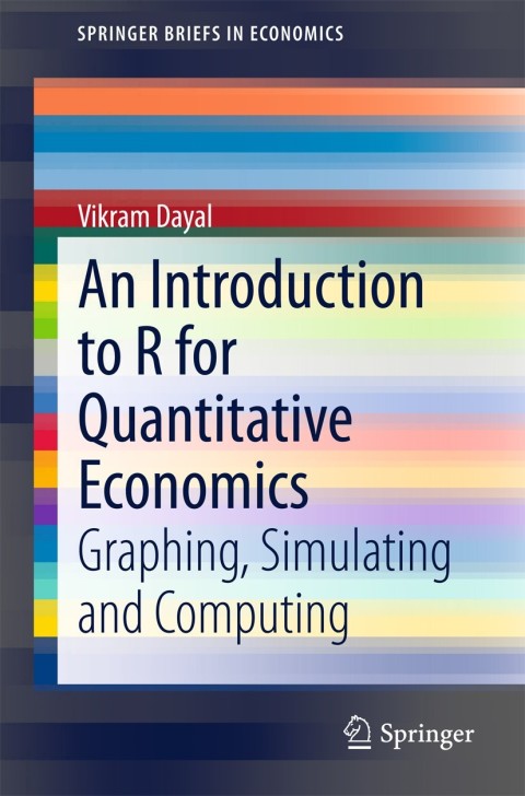 Cover image for book An Introduction to R for Quantitative Economics