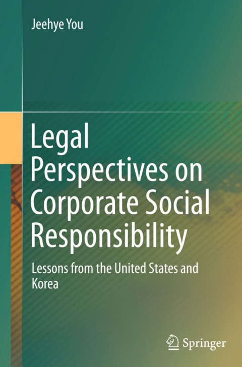 Cover image for book Legal Perspectives on Corporate Social Responsibility