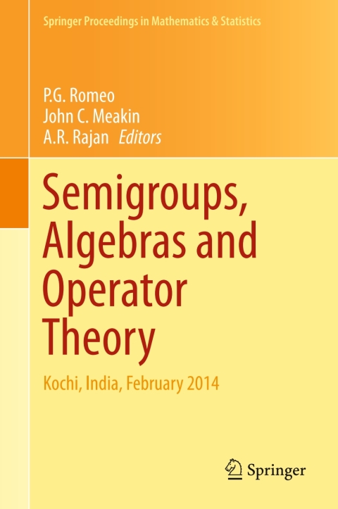 Cover image for book Semigroups, Algebras and Operator Theory