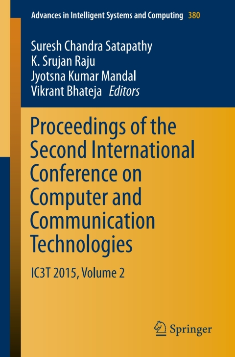 Cover image for book Proceedings of the Second International Conference on Computer and Communication Technologies