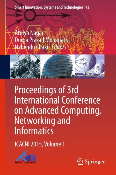 Cover image for book Proceedings of 3rd International Conference on Advanced Computing, Networking and Informatics