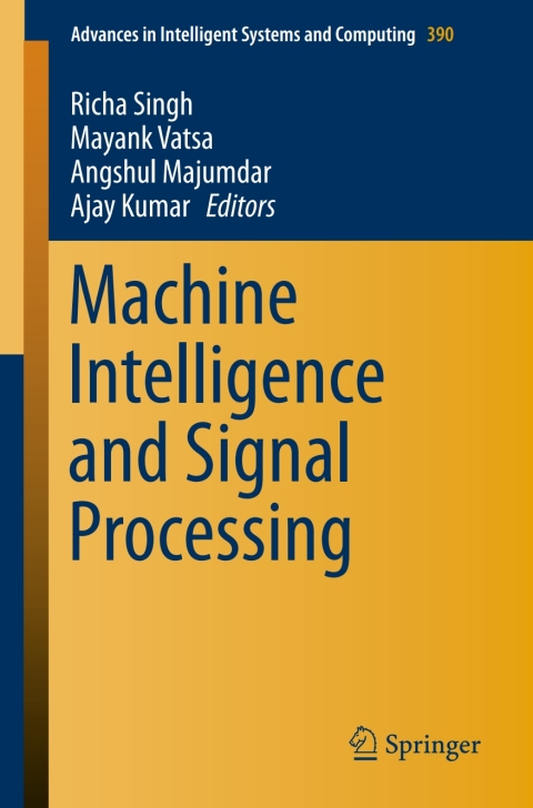 Cover image for book Machine Intelligence and Signal Processing