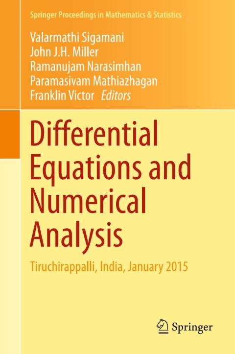 Cover image for book Differential Equations and Numerical Analysis