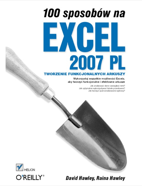 Cover image for book 100 sposobów na Excel 2007 PL. Tworzenie funkcjonalnych arkuszy