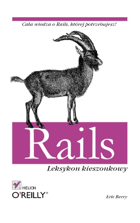 Cover image for book Rails. Leksykon kieszonkowy