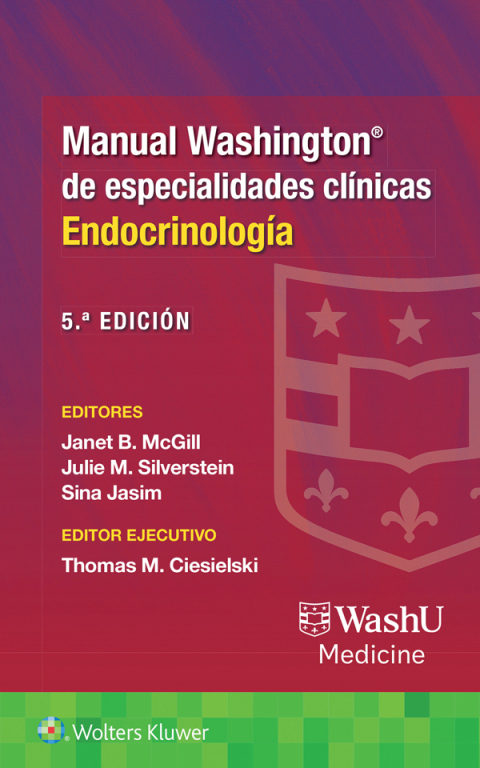 Cover image for book Manual Washington de especialidades clínicas. Endocrinología
