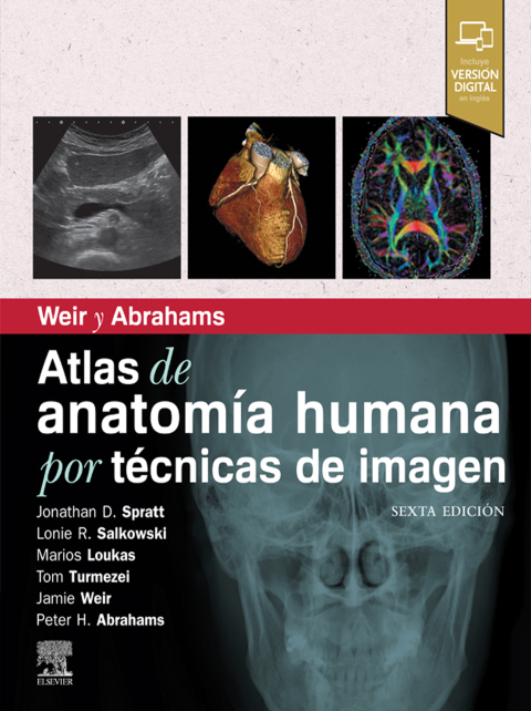 Cover image for book Weir y Abrahams. Atlas de  anatomía humana por técnicas de imagen