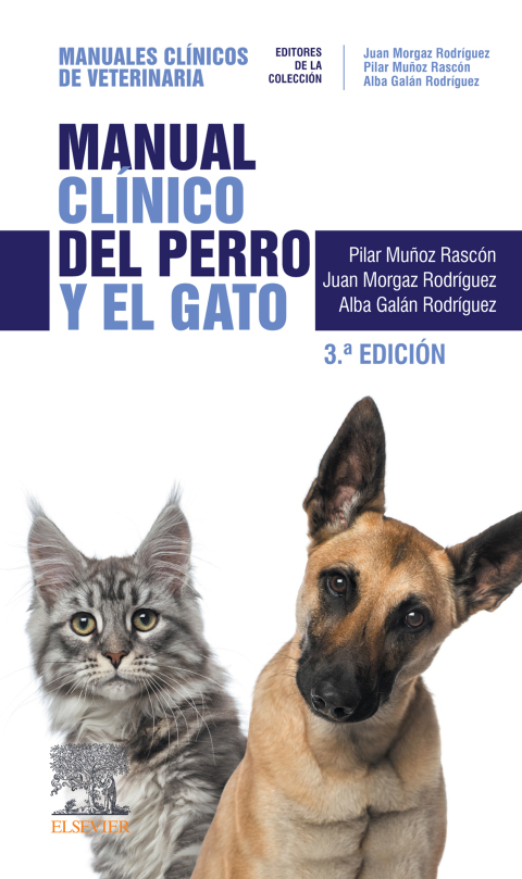 Cover image for book Manual clínico del perro y el gato