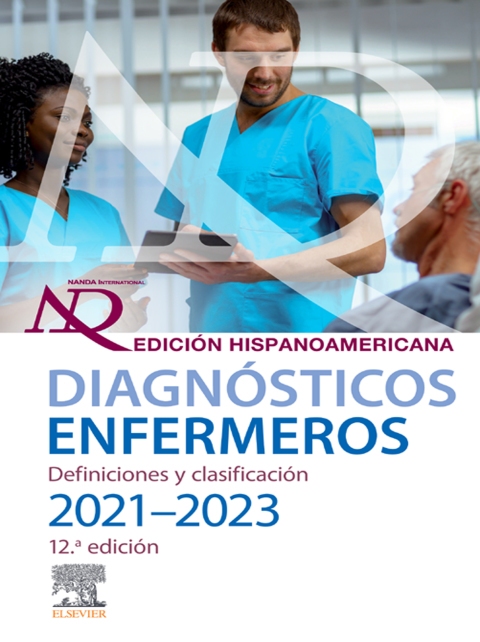 Cover image for book Diagnósticos enfermeros. Definiciones y clasificación 2021-2023. Edición hispanoamericana