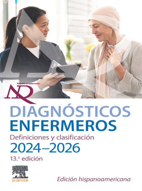 Cover image for book Diagnósticos enfermeros. Definiciones y clasificación. 2024-2026. Edición hispanoamericana