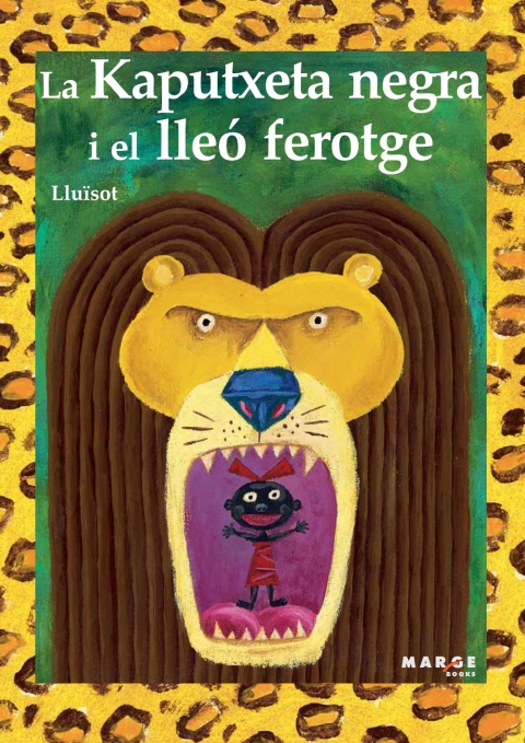 Cover image for book La Kaputxeta negra i el lleó ferotge