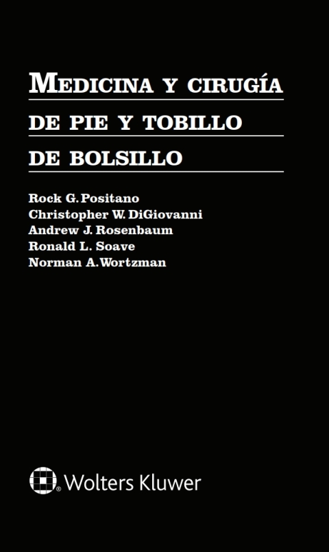 Medicina y cirugía de pie y tobillo de bolsillo