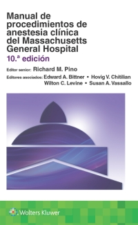 صورة الغلاف: Manual de procedimientos de anestesia clínica del Massachusetts General Hospital 10th edition 9788418563935