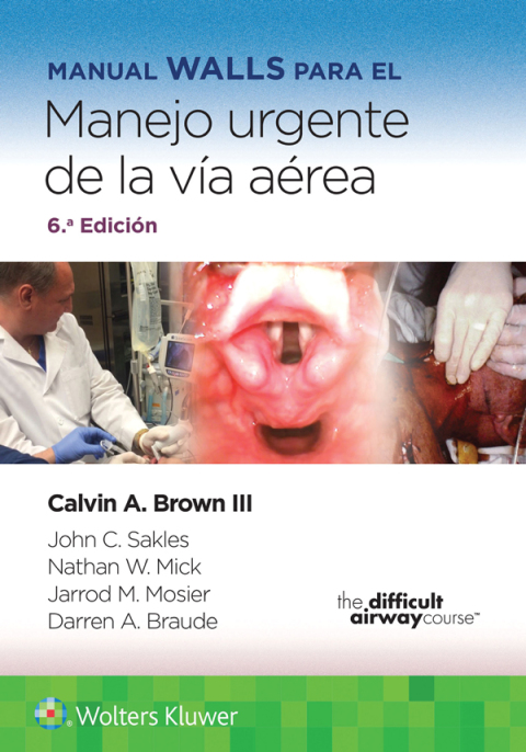 Cover image for book Manual Walls para el manejo urgente de la vía aérea