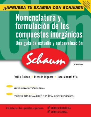 Nomenclatura y formulación de los compuestos inorgánicos. Serie Schaum