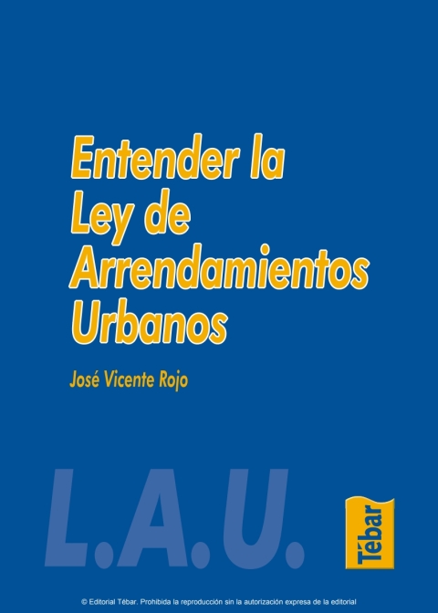 Cover image for book Entender la Ley de Arrendamientos Urbanos