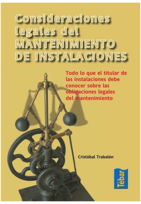 Cover image for book Consideraciones legales del mantenimiento de instalaciones