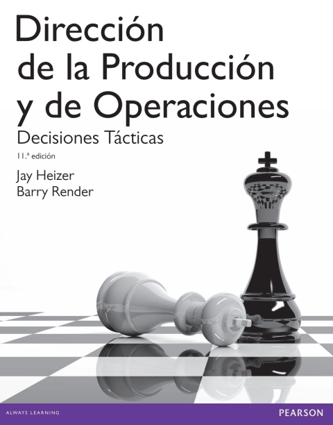 Cover image for book Dirección de la producción y de operaciones. Decisiones tácticas