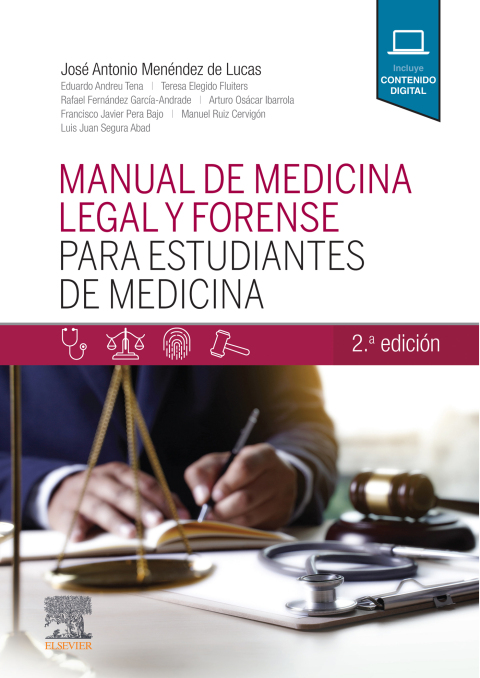 Cover image for book Manual de medicina legal y forense para estudiantes de Medicina
