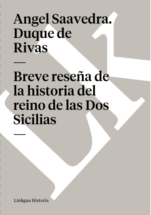 Cover image for book Breve reseña de la historia del reino de las Dos Sicilias