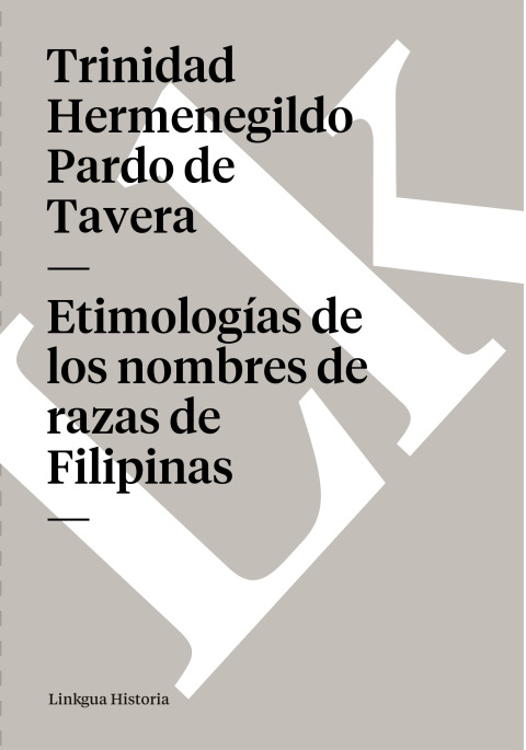 Cover image for book Etimologías de los nombres de razas de Filipinas