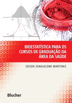 Capa do livro Bioestatística para os cursos de graduação da área da saúde