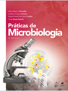 Capa do livro Práticas de microbiologia