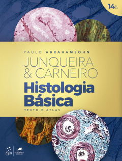 Capa do livro Histologia básica: texto e atlas